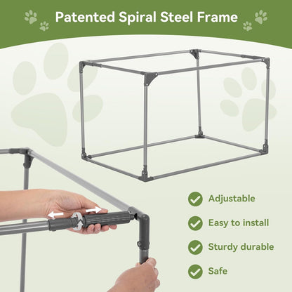 Portable Soft Collapsible Dog Crate for Indoor and Outdoor Soft-Sided Crate